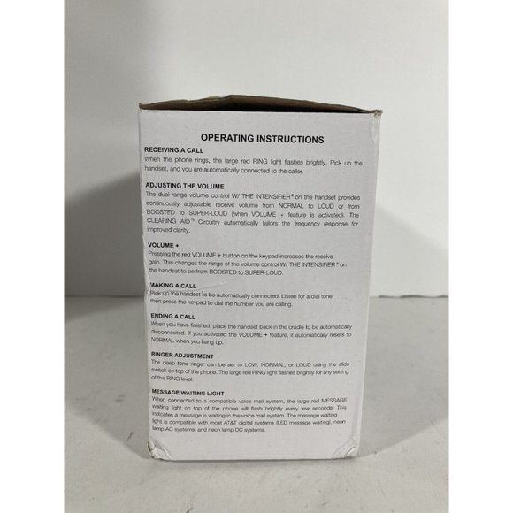 New Inn-Phone D520A W/Volume And Flashing Ring Light And Message Waiting Light - Picture 5 of 5